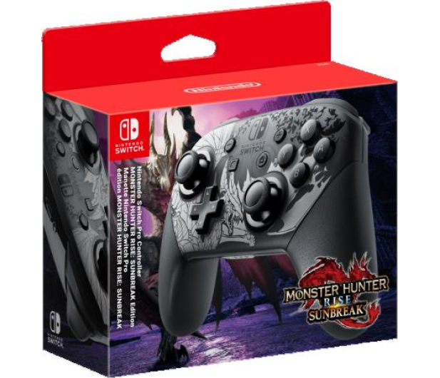 Nintendo Switch Pro Controller MH Rise Sunbreak - 1052349 - zdjęcie 3